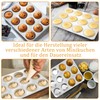 Herogo Muffinform, 12 Muffins Edelstahl Muffinblech, Metall Muffin Backform für