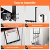 DEYILIAN Broom and Mop Holder Over the Door, Broom Holder