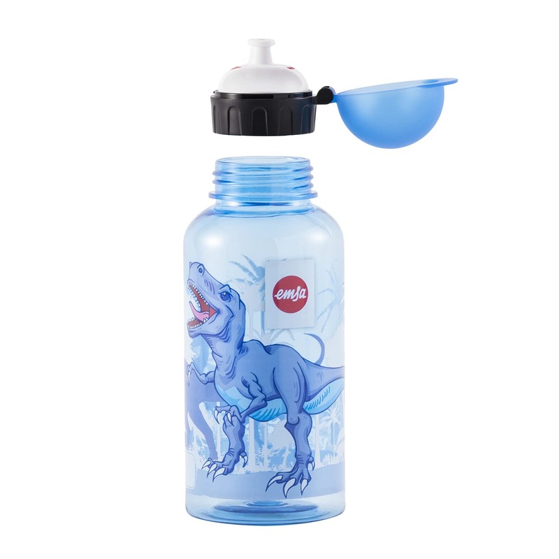 Emsa children's drinking bottle, 400 ml, safety cap, Kids Dino,