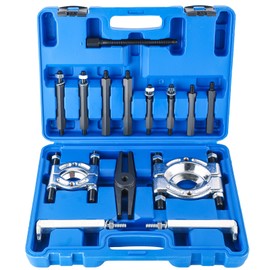 NYXOVA Bearing Puller Set, 5 Ton Capacity Bearing Separator, Pinion Wheel Bearing Removal Kit with 2" and 3" Jaws, Wheel Hub Axle Puller Set, 14PCS Bearing Separator Puller with Case