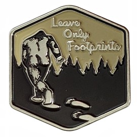 SQUATCH METALWORKS - Bigfoot Sasquatch Lapel Pin - Enamel Pin - for Fans of Bigfoot and Sasquatch