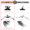 LASHVIEW LASHVIEW Lash-Extension-Clusters 182pcs D Curl Lash Clusters Natural Look
