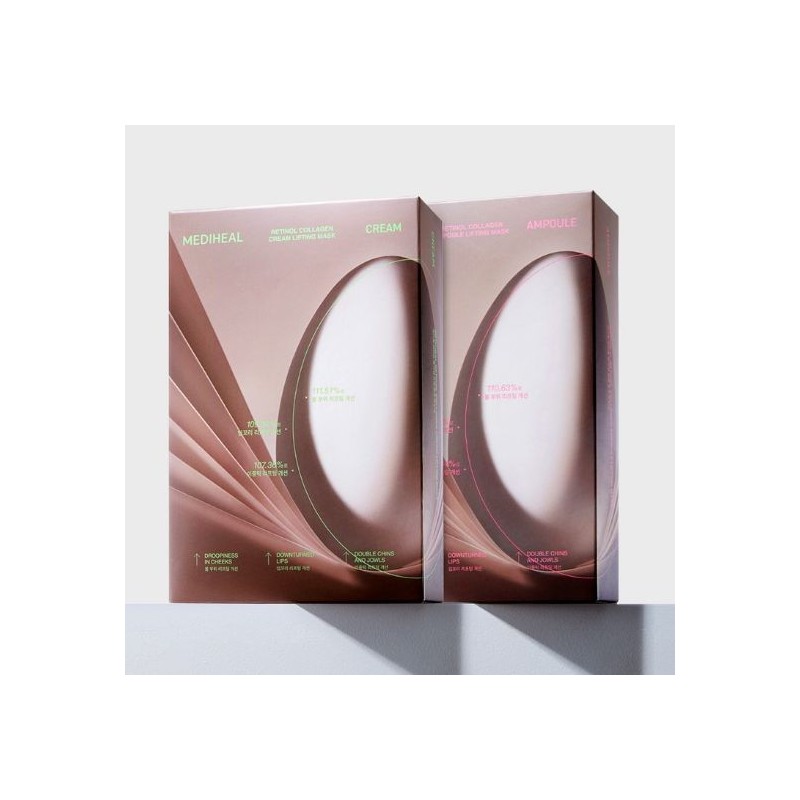 Mediheal Retinol Collagen Ampoule Lifting Mask 10 Sheets / 메디힐