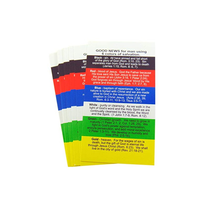 Westmon Works Plan of Salvation Holy Christian Prayer Cards Bulk
