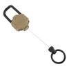 Magnetic Retractable Keychain Stainless Steel Wire Easy Pull Buckle Carabiner