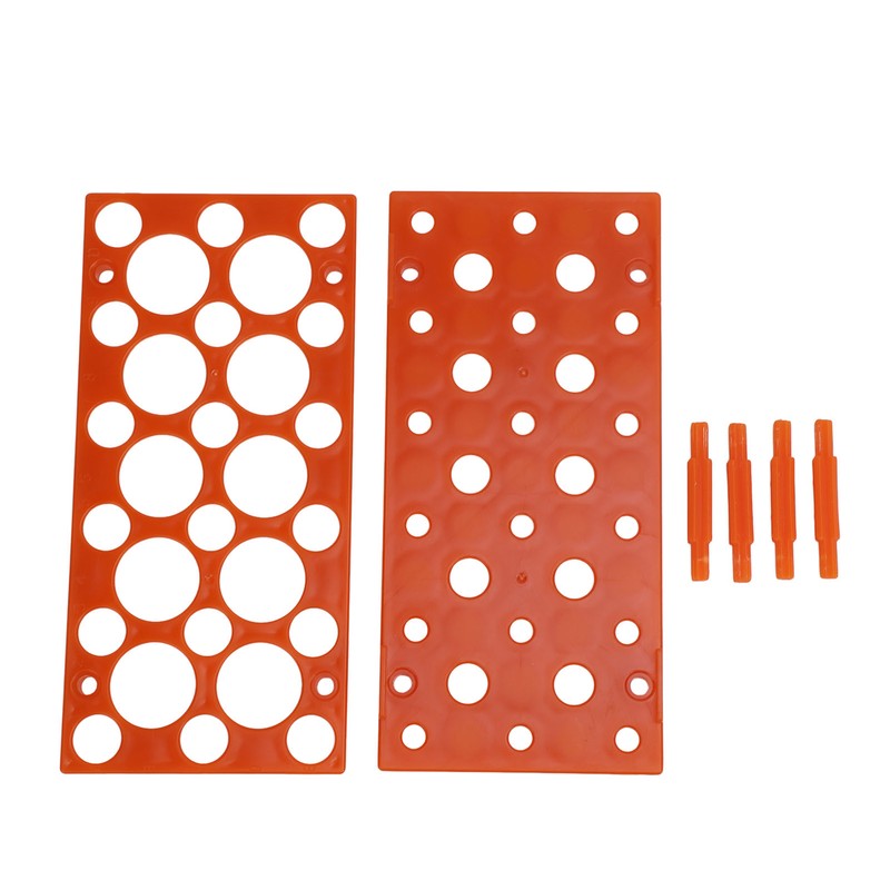 5 Pcs 28 Well Test Tube Rack Detachable Plastic Centrifuge