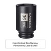 CASOMAN 1/2" Drive x 36 mm Deep 6 PT Impact