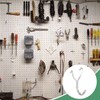 sourcing map 50Pcs Pegboard Hooks, Stainless Steel 1 Inch Spacing