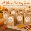 Thanksgiving Thank You Favor Stickers: 120 Fall Paper Stickers