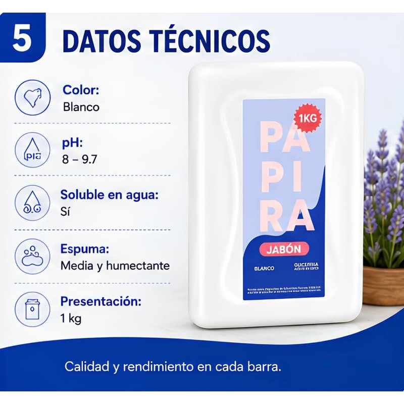 Base Jabón Glicerina Blanca Aceite Coco Jabones Artesanales Decorativos