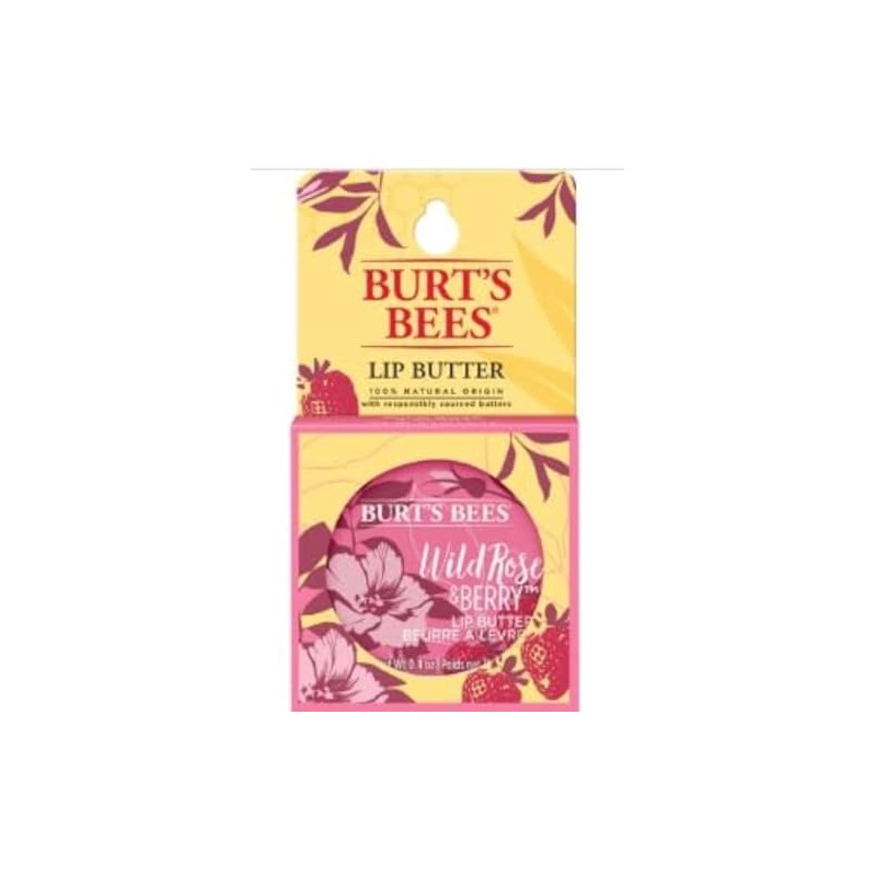 Burt's Bees Mantequilla de labios rosa silvestre y bayas 0.4