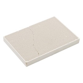 Urjumpea Honeycomb Ceramic Soldering Board, Quartz, 13.7*9.7*1.3cm, Jewelry Soldering, 1pc, 108g, LCD/LED Display, Soldering Station, Model S