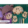 The Quilted Bear Wooden Knitting Needles Gauge - Knitting Gauge