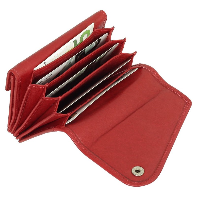 Small Leather Mini Men's Wallet Purse 10 cm Various Colours,