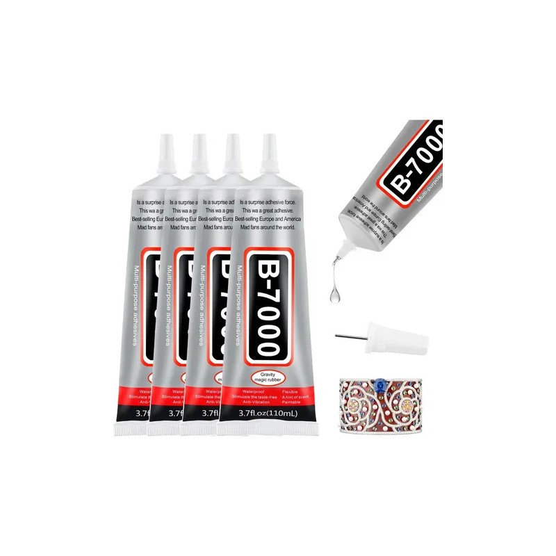Pegamento Líquido LEDUO color plateado - 8 packs de 8