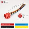 APIELE 110V-220V 22mm Latching Push Button Switch 15A Angel Eye