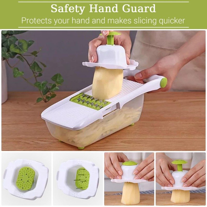 ADOV All in 1 Mandoline Slicer, Fruit and Vegetable Slicer,