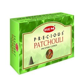 HEM Precious Patchouli Incense Cones - Pack of 12 (120 Count)