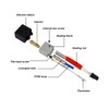 Kit Hotend de Impresora 3D Kit de Boquilla Hotend Extrusora