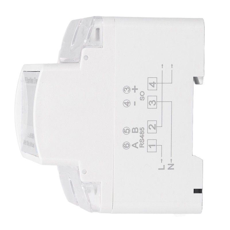 Smart Energy Meter DIN Rail Digital Display Electric Meter WiFi