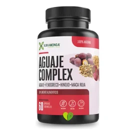 Aguaje Complex 60 Cápsulas - Fenogreco + Hinojo + Maca Roja Sin Sabor