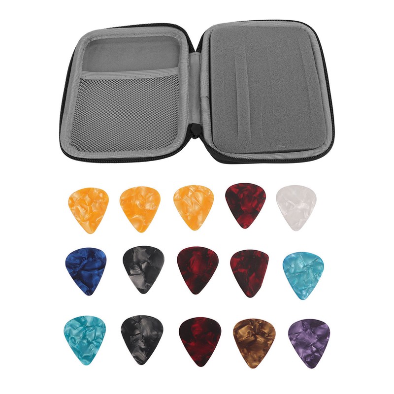 Guitar Pick Bag Set Large Space Waterproof Good Protection EVA