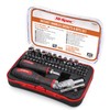 Hi-Spec 61pc 1/4” Hex Driver Bits & Socket Set with
