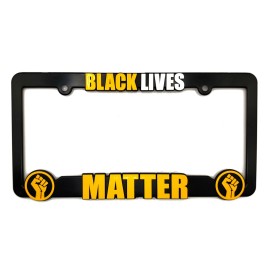 LP Frameworks Black Lives Matter 3D Raised License Plate Frame