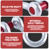 Jortmrd Pack of 4 1/2 inch shackles, 2.0 t high-strength