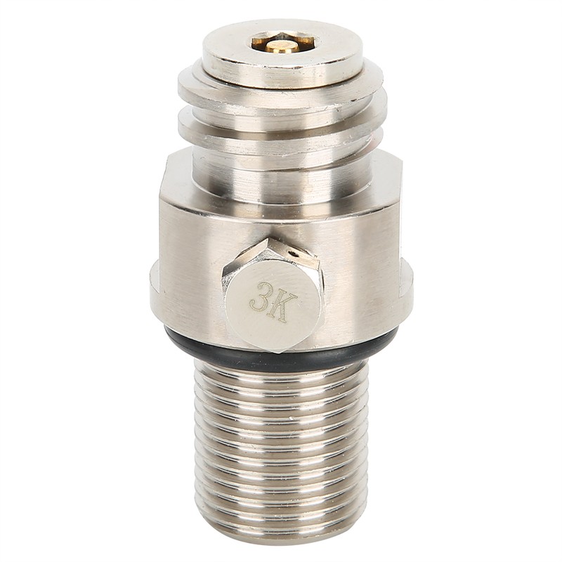 Electroplating Silver M18x1.5 TR21-4 Thread Soda Cylinder Valve Soda Accessories