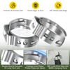 KTROVNN 120 Pack 1/2 Inch PEX Cinch Clamps Rings, Heavy