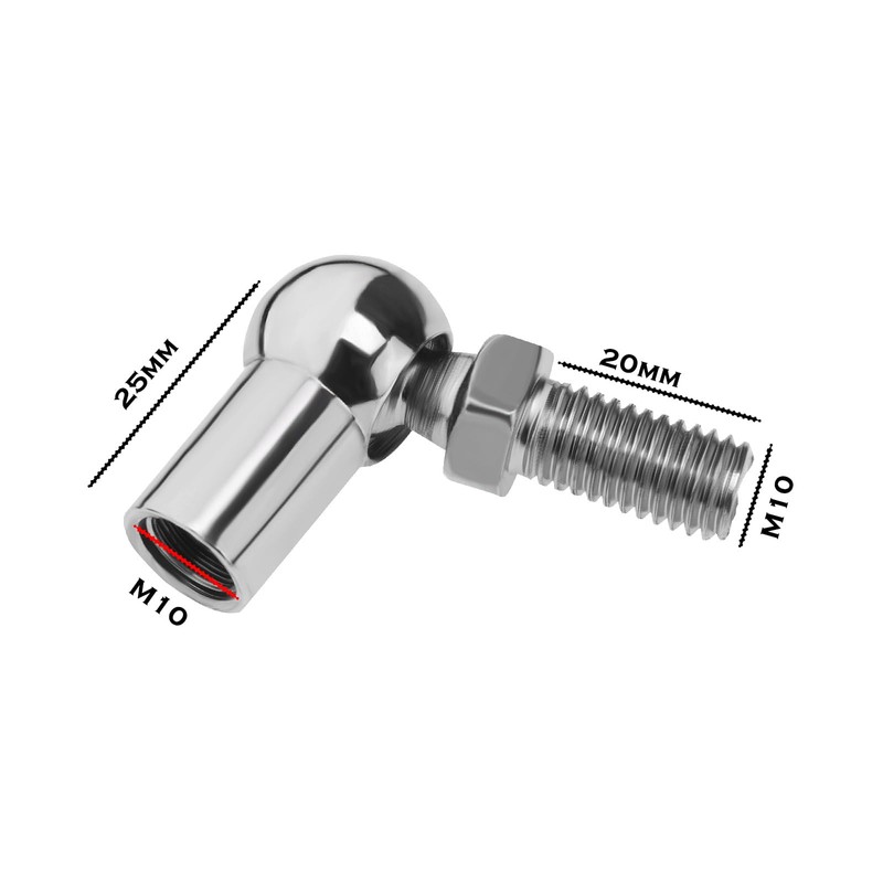 Create idea 2PCS M10 Rod End Ball Bearing with Stud