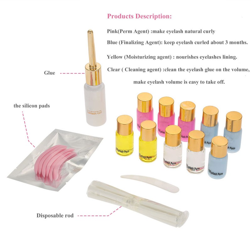 Long Lasting Natural Eyelash Perm Kit Curler Eye Lashes Curling