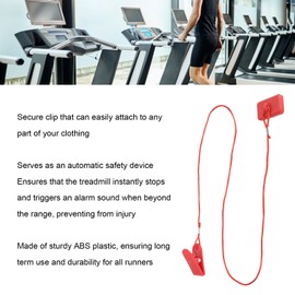 Treadmill Magnetic Lock, 2 Pcs Universal Treadmill Key Replacement, Running Machine Emergency Stop Switch Clip, Magnet Fitness Treadmill Security Safety Key, Treadmill Accessories