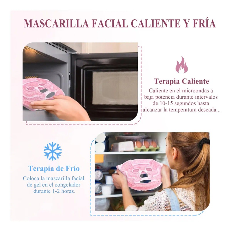 Mascarilla Facial Hidrogel Frio Caliente