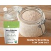 Kate Naturals Psyllium Husk Powder for Baking, Fiber & Digestion.