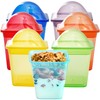 Youngever 7 Sets Plastic Parfait Cups, Reusable Plastic Dessert Cups