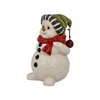 Goebel Snowman Figurine My Favourite Hat Stoneware 66-704-17-1, White
