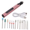 Healeved 1set Usb Nail Polisher Electric Manicure Tool Multi-functional Nail