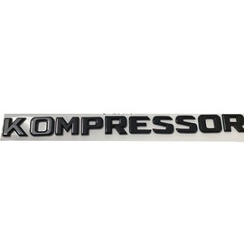 Glossy Black Kompressor Plastic Car Trunk Rear Sides Letters Badge Emblem Emblems Decal Sticker for Ben Car