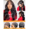 Julia Hair Bye Bye Knots Curtain Bangs Wig Glueless Fluffy