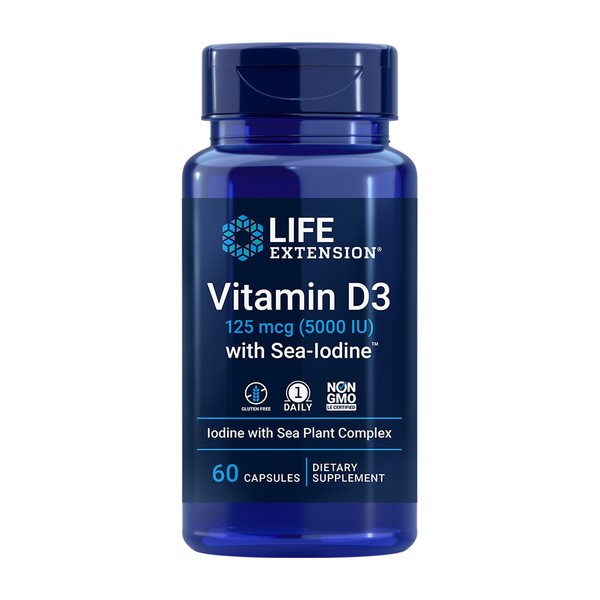 Vitamin D3 125 mcg 5000 IU With C-Iodine 5000 IU,