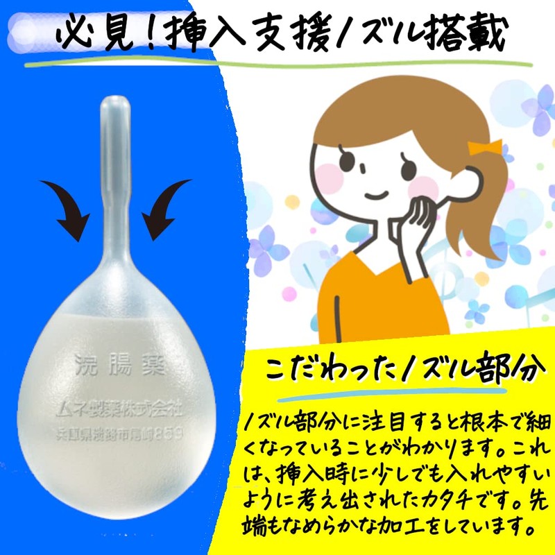 Kotobuki Enema 40, 1.4 oz (40 g) x 10 Packs