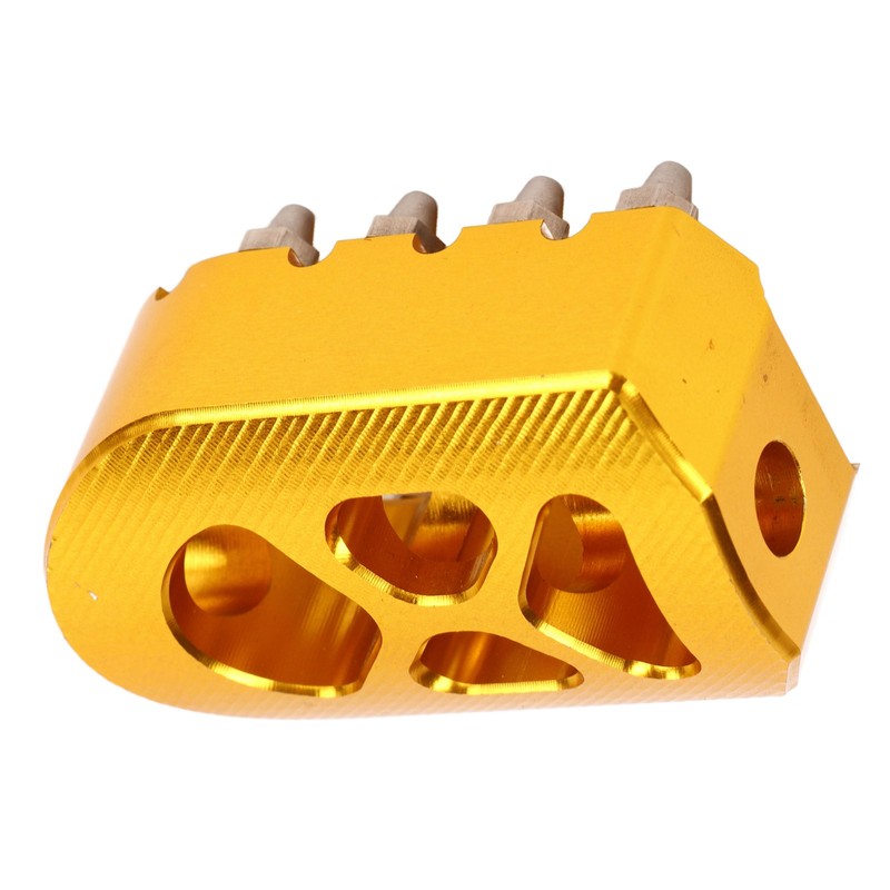 Motorcycle Gear Shifter Peg 360° Roating Anti Slip Golden Shift