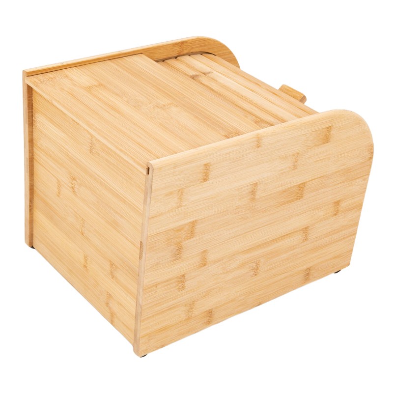 10kg Bamboo Rice Storage Container With Lid Rectangular Rice Storage