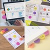 Mr. Pen- Transparent Sticky Notes, 200 Pcs, Sunset Set, Round