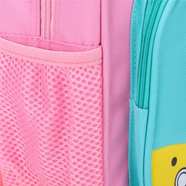 Elementary School Backpack, Oxford Cloth Fabric Cartoon Backpack Soft for School for Children (Roseate)