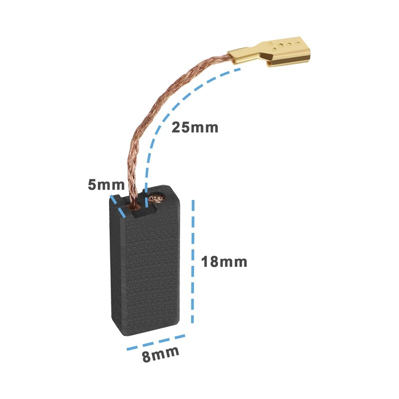 Create idea 4Pcs Carbon Brushes Replacement Compatible with Bosch GWS