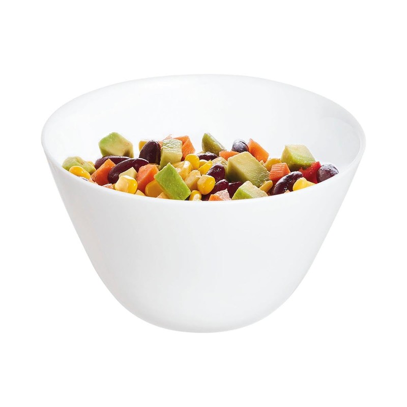 6 x Arcopal Zelie White Bowl 12cm - Heat Resistant