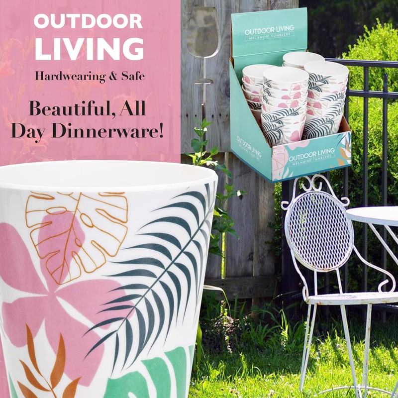 VFM - Tropical Melamine 325ml Tumbler - Outdoor Living -